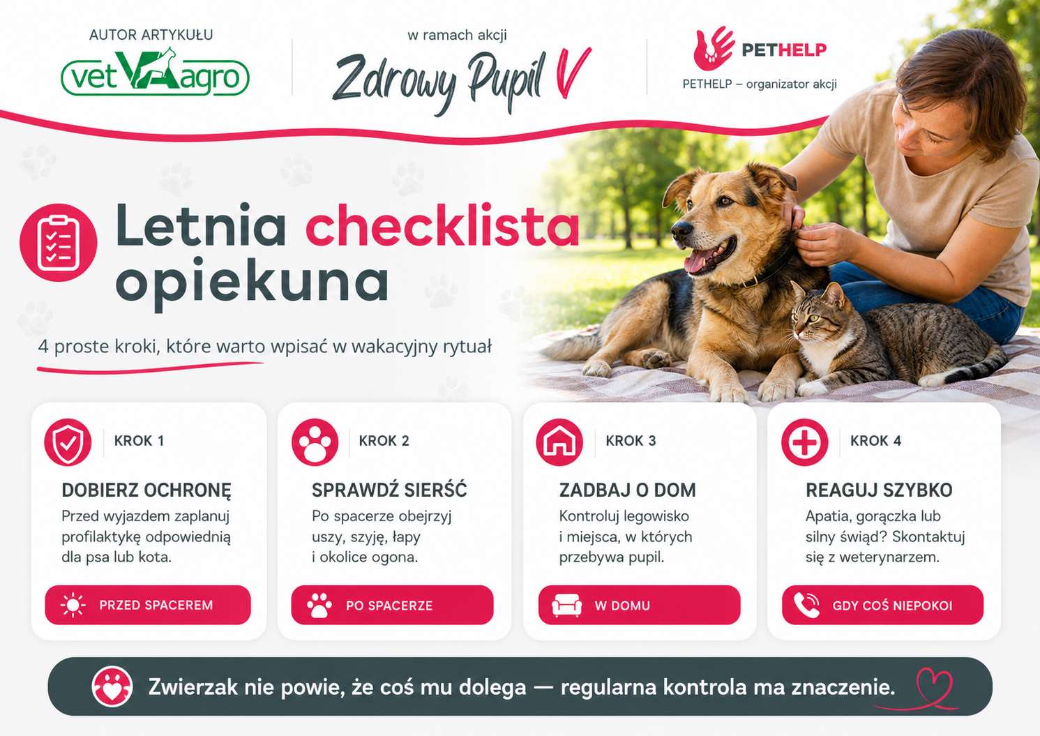 Letnia checklista opiekuna
