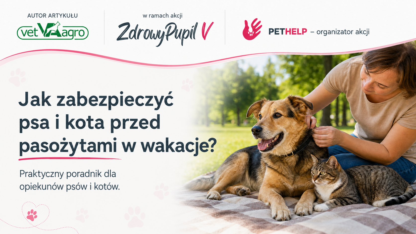 Jak zabezpieczyć psa i kota przed pasożytami w wakacje?